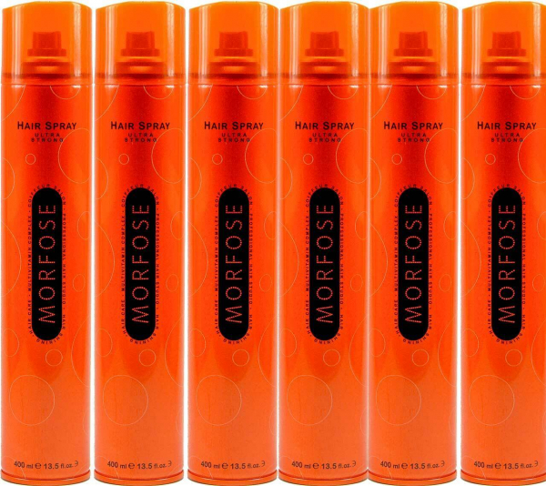 6x Morfose Ultra Strong Haarspray 400 ml